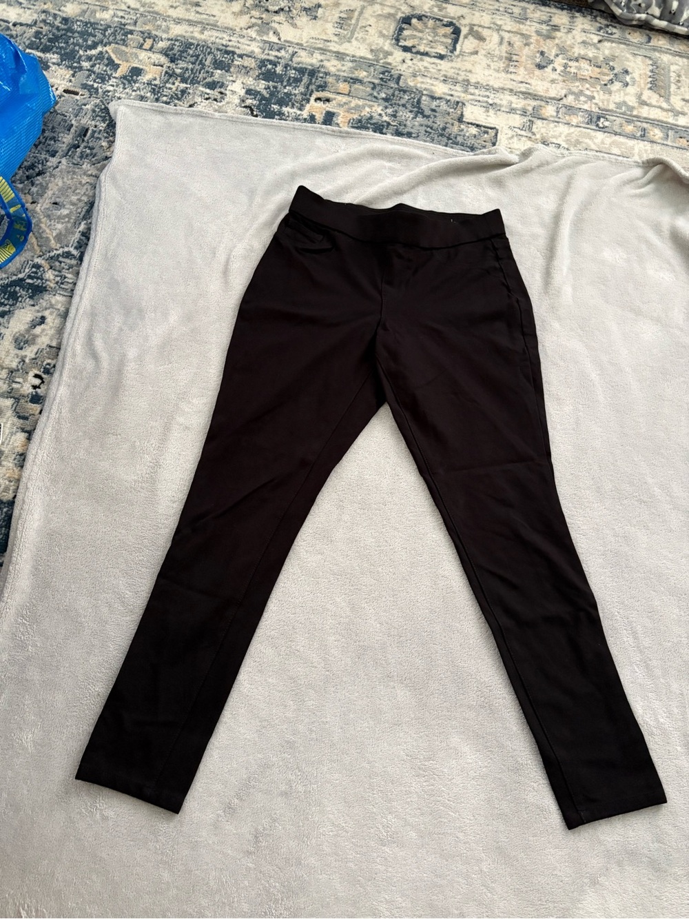 Nine West Black Skinny Ponte Pants